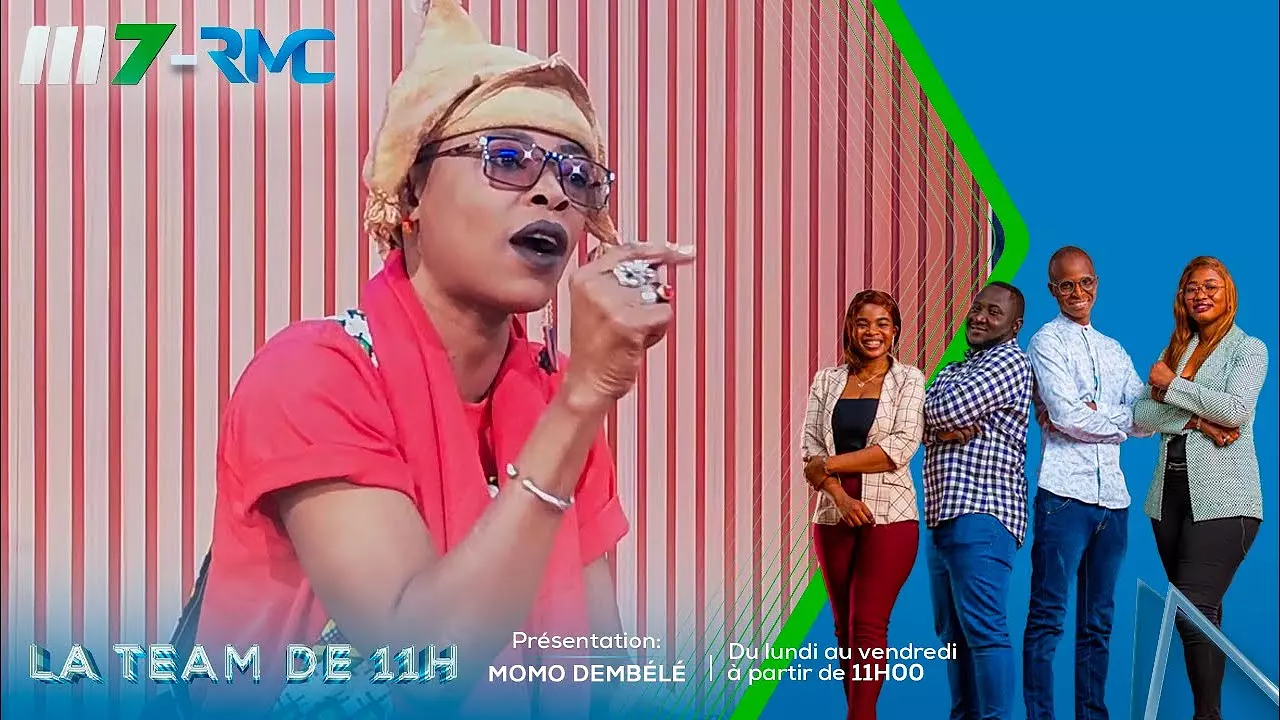 LA TEAM DE 11H AVEC L'ARTISTE AMY YEREWOLO