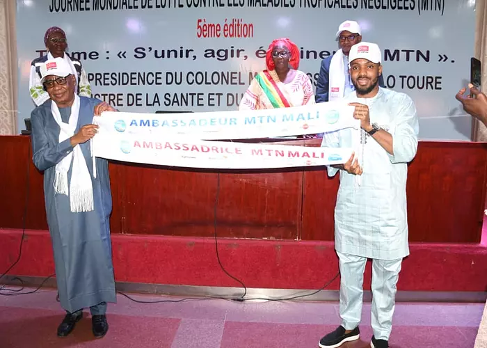 Journée mondiale de lutte contre les Maladies tropicales négligées : Le Mali intronise le couple Palmer et Binguini « ambassadeur » pour la cause !