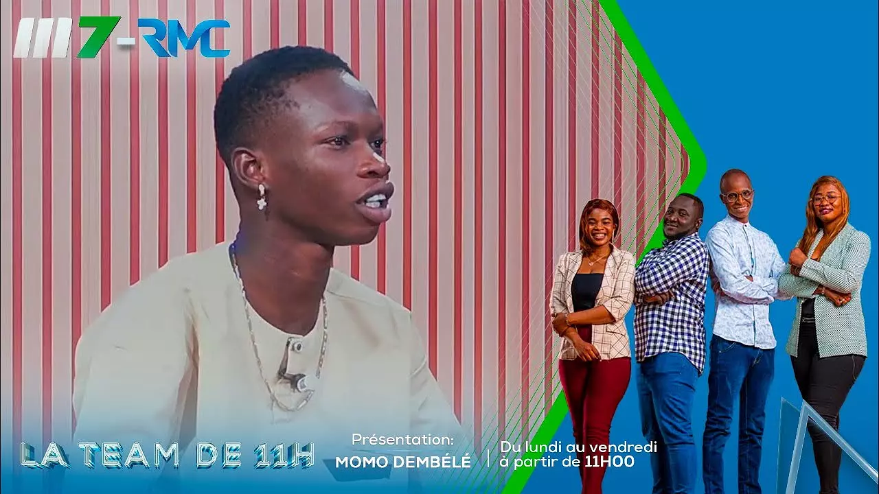 LA TEAM DE 11H AVEC L’ARTISTE EL CHAPE