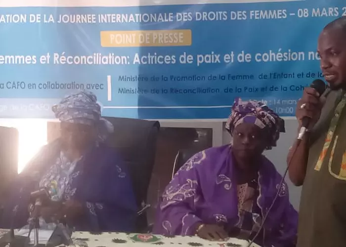 Journée Internationale des Droits des Femmes :  La CAFO dévoile son programme de célébration de l’évènement