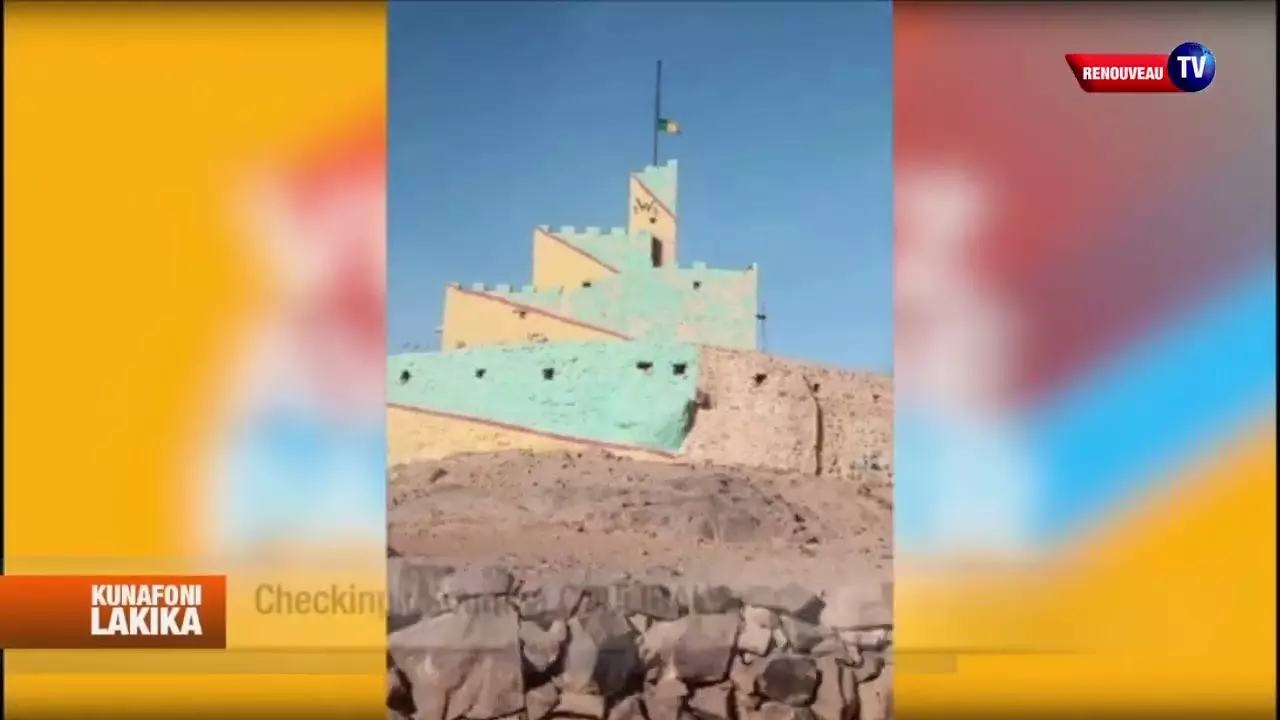 Attention, la DIRPA a démenti l'information affirmant que le drapeau du groupe Wagner flotte à Kidal