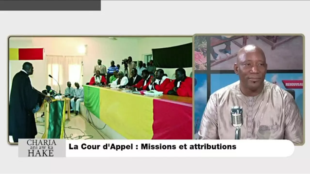 CHARIA AW NI AW KA HAKE PARLE DE LA COUR D'APPEL